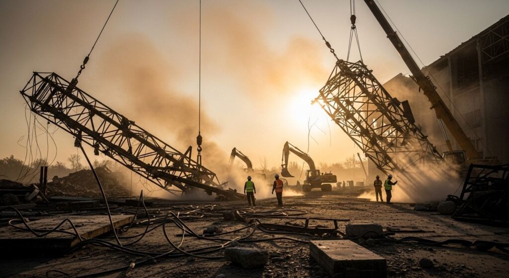 Демонтаж основания