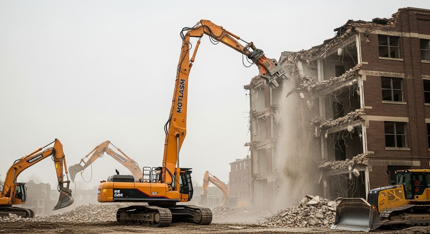 Механизированный демонтаж зданий