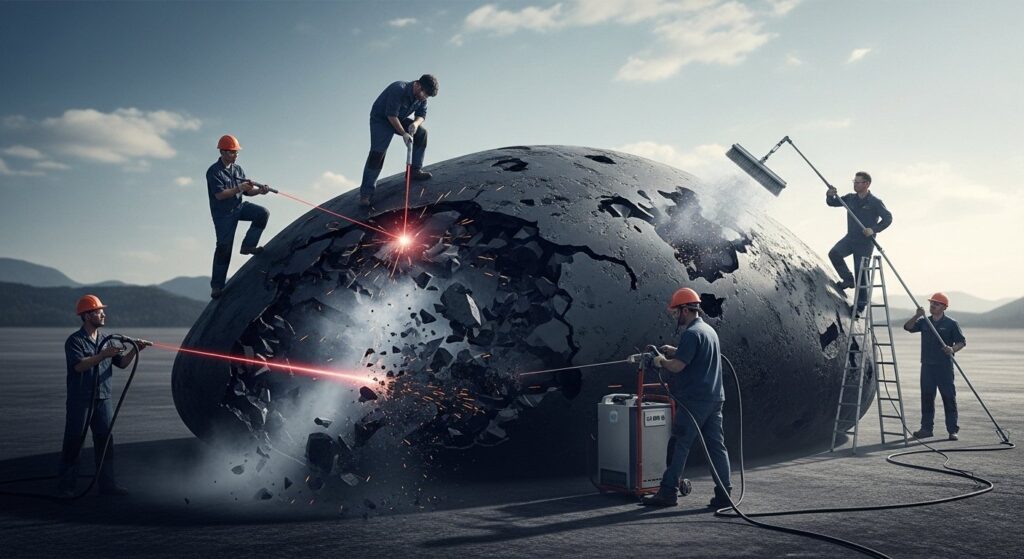 Демонтаж отмостки