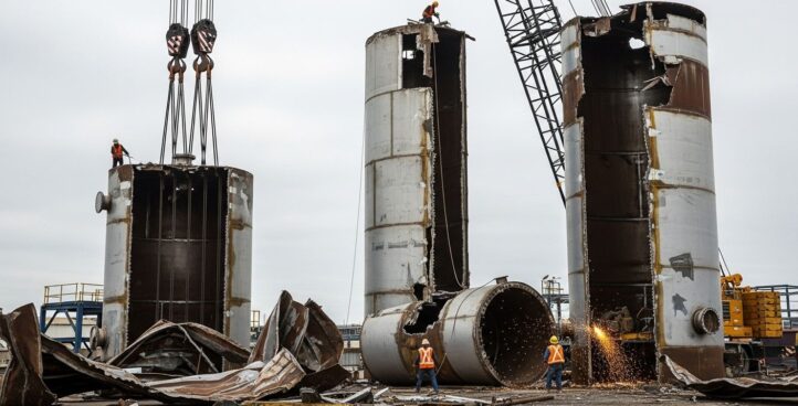 Разборка резервуаров