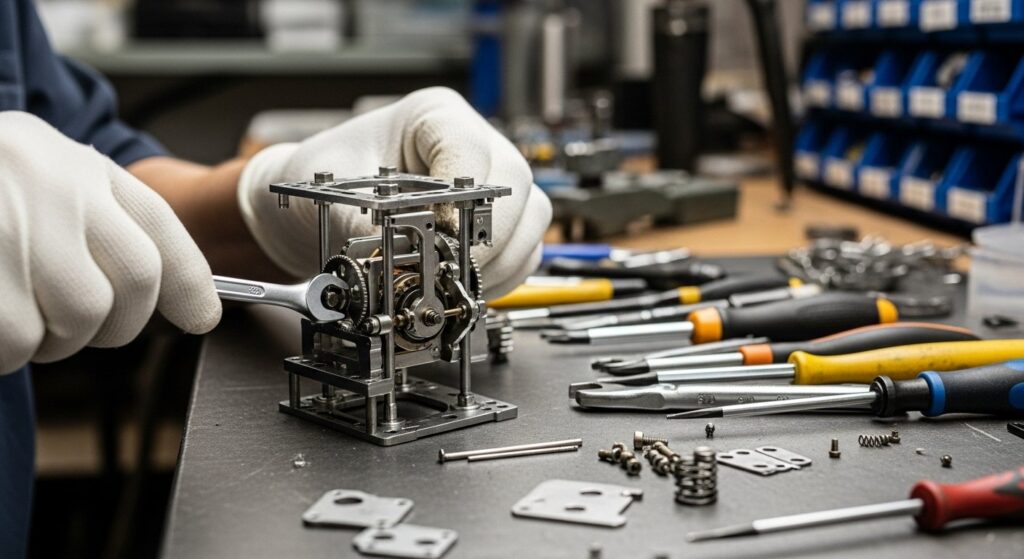 Демонтаж мелких металлоконструкций