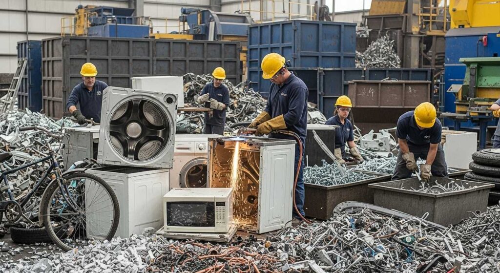 Демонтаж хозяйственного металлолома