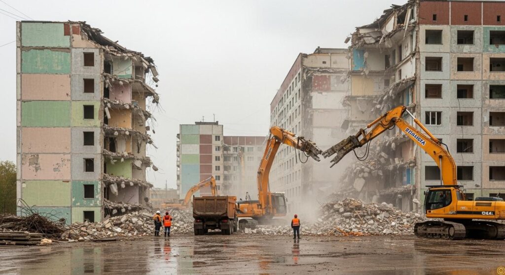 Демонтаж хрущевок