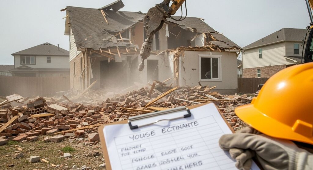 Демонтаж дома цена