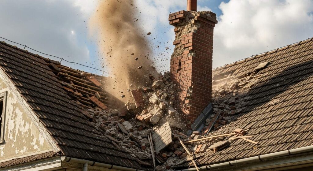 Разборка дымовых труб