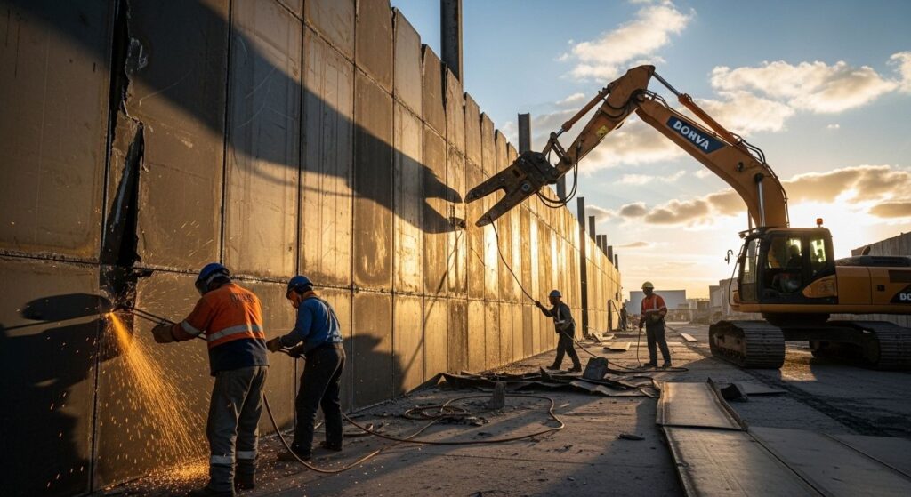 Разборка монолитных зданий