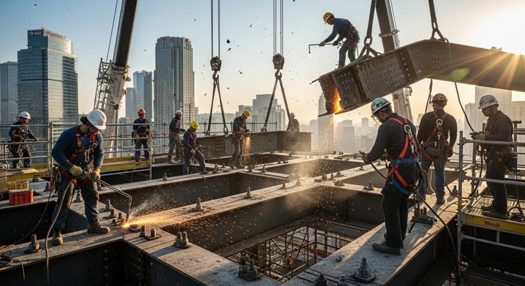 Демонтаж металлических балок