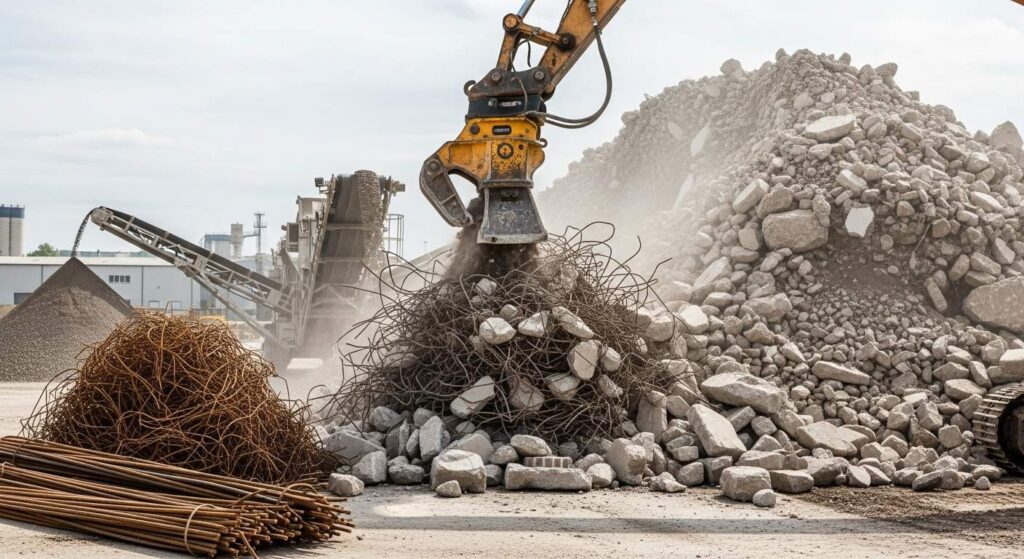 Утилизация железобетона