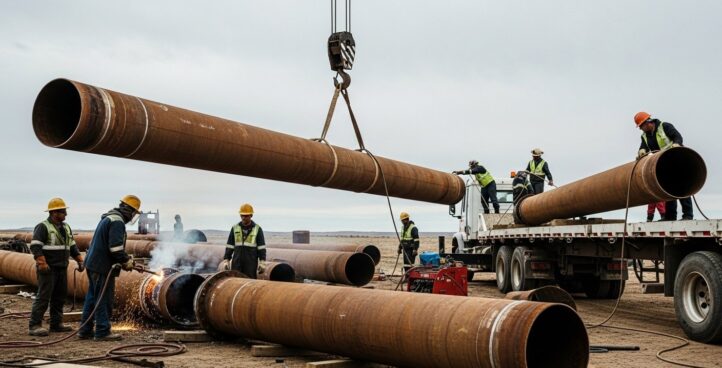 Демонтаж трубопроводов