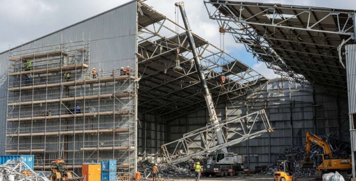 Демонтаж металлических конструкций