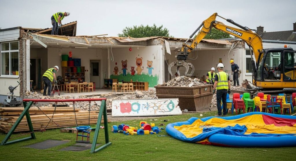 Демонтаж детского сада