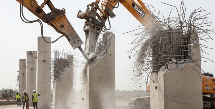 Демонтаж колонн