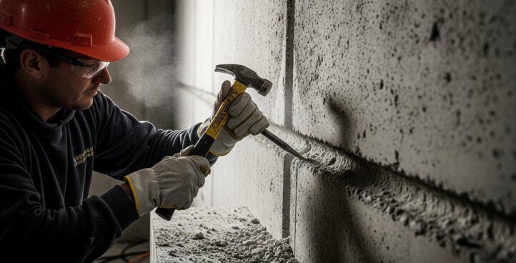 Штробление стен