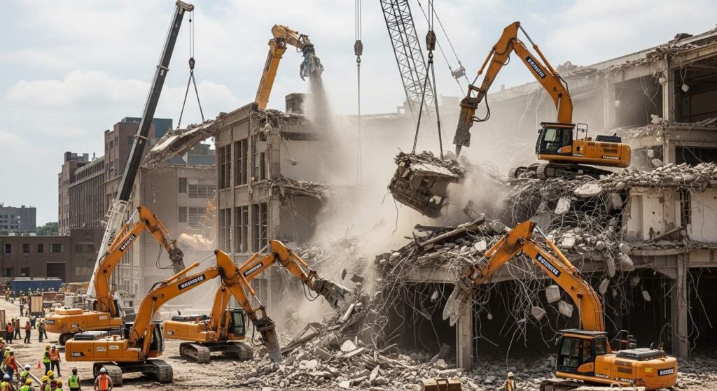 Комплексная разборка здания