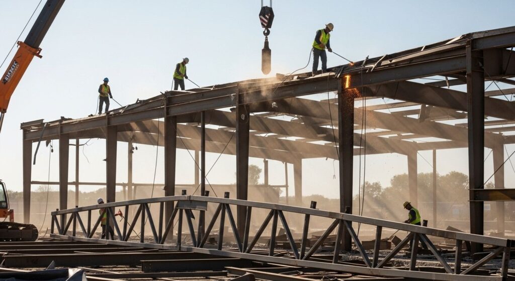 Разборка ЖБИ зданий