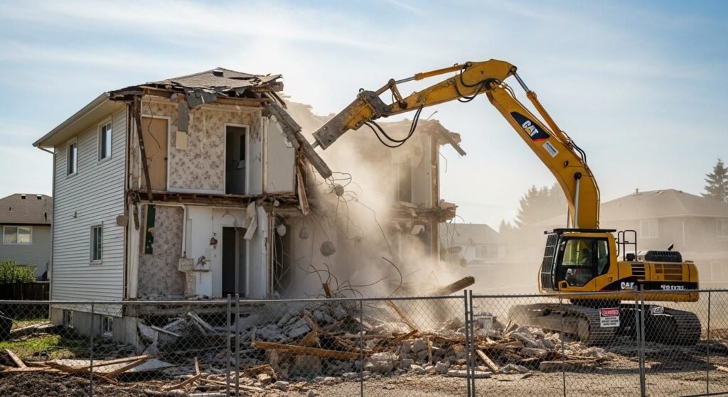 Слом дома частного