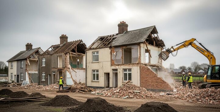 Демонтаж коттеджей